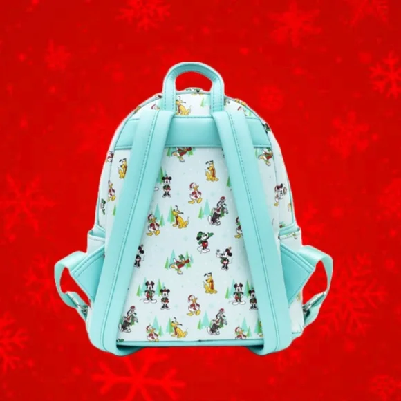 Loungefly Disney Sensational Six Holiday Mini Backpack and Wallet - Picture 4 of 6